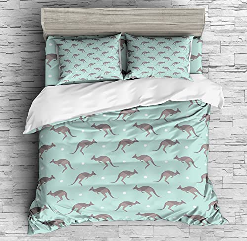 Kangaroo Animals Duvet Cover Set