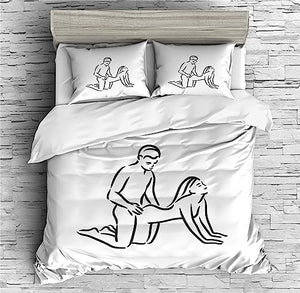 Passionate Couple Duvet Cover Set - Print 2