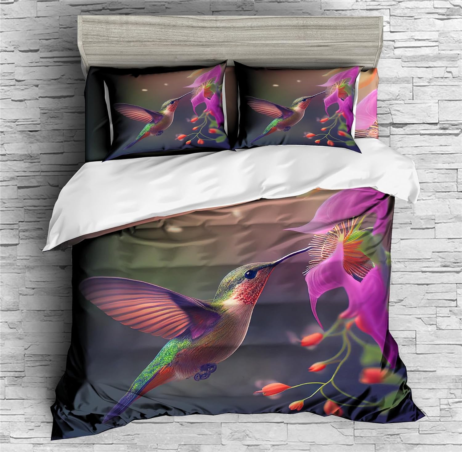Greener Hummingbird Duvet Cover Set