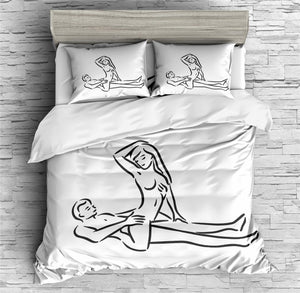 Passionate Couple Duvet Cover Set - Print 4