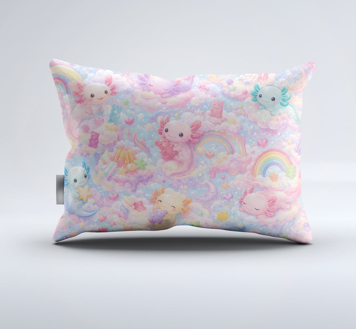 Sweet Kawaii Axolotl Duvet Cover Set - Print 22