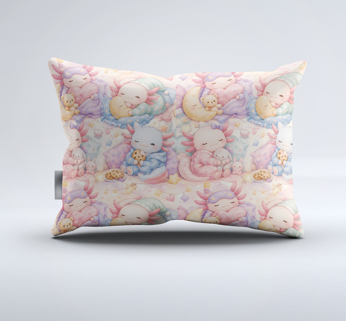 Sweet Kawaii Axolotl Duvet Cover Set - Print 28