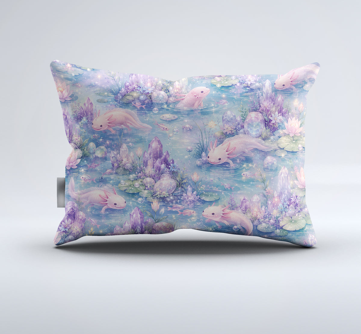 Dreamy Axolotl Fantasy Duvet Cover Set - Print 4