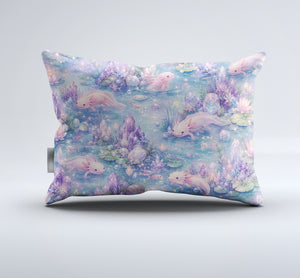 Dreamy Axolotl Fantasy Duvet Cover Set - Print 4