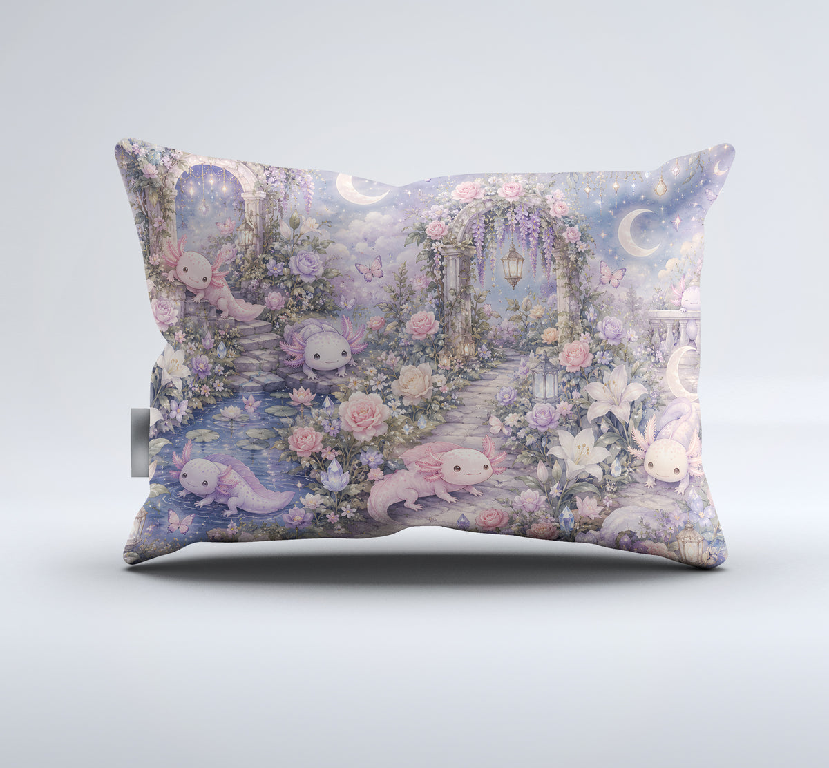 Dreamy Axolotl Fantasy Duvet Cover Set - Print 10