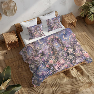 Dreamy Axolotl Fantasy Duvet Cover Set - Print 8