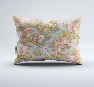 Dreamy Axolotl Fantasy Duvet Cover Set - Print 16