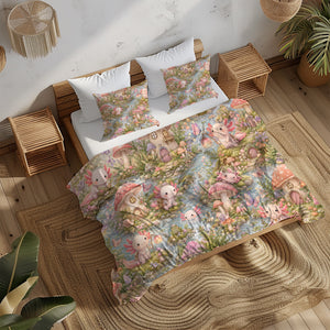 Dreamy Axolotl Fantasy Duvet Cover Set - Print 14