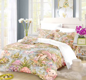 Dreamy Axolotl Fantasy Duvet Cover Set - Print 18