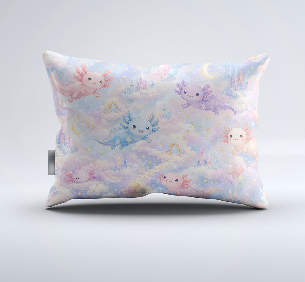 Dreamy Axolotl Fantasy Duvet Cover Set - Print 22