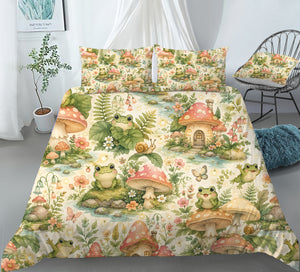 Dreamy Frog Fantasy Duvet Cover Set - Print 3
