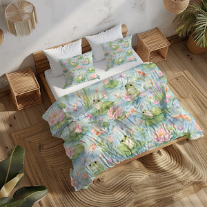 Dreamy Frog Fantasy Duvet Cover Set - Print 8