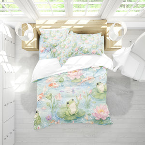 Dreamy Frog Fantasy Duvet Cover Set - Print 11