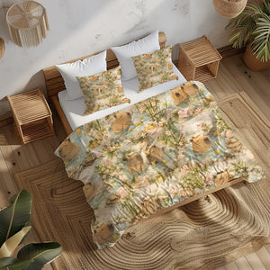 Capybara Duvet Cover Set - Print 2