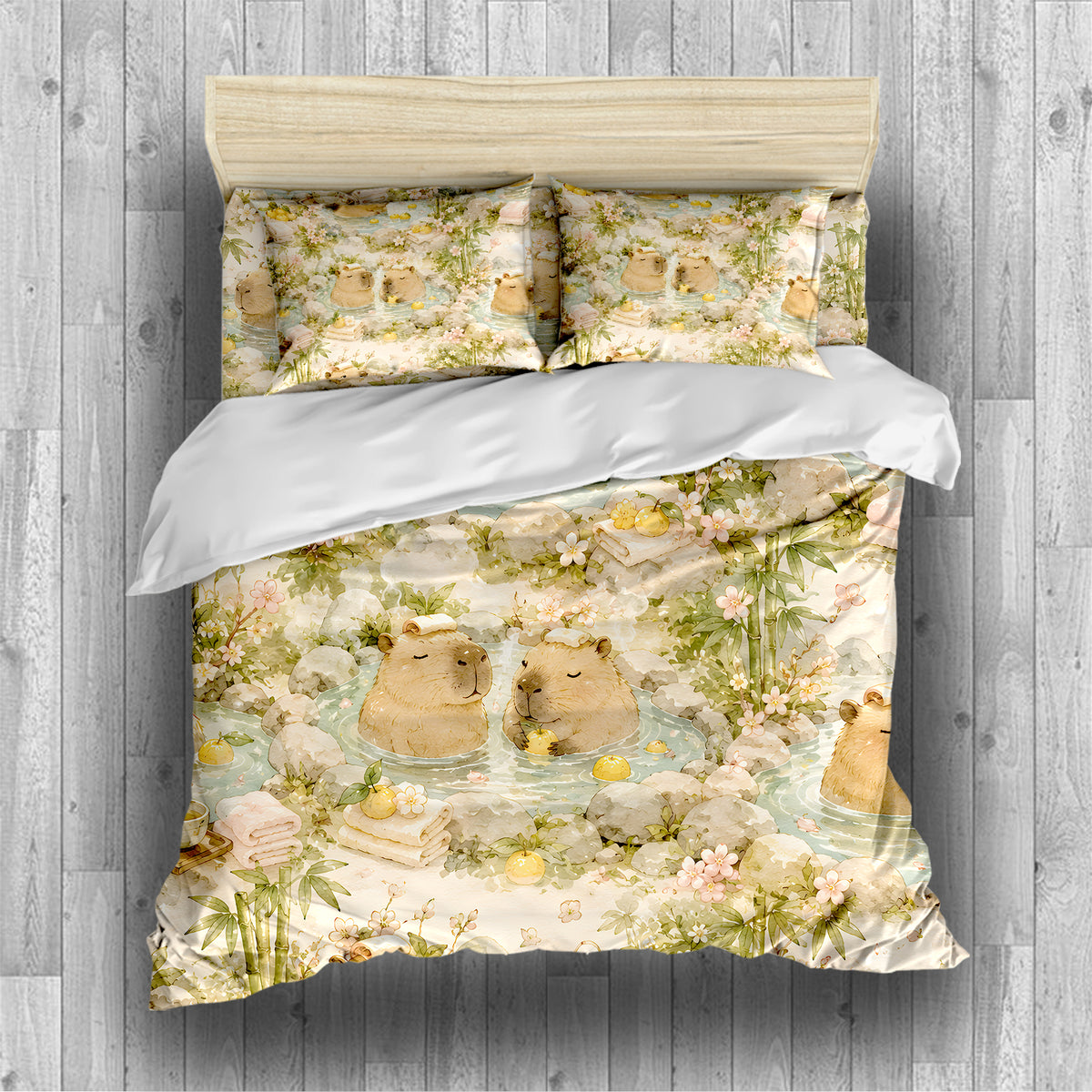 Capybara Duvet Cover Set - Print 1