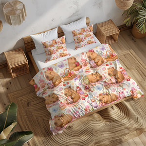 Capybara Duvet Cover Set - Print 8