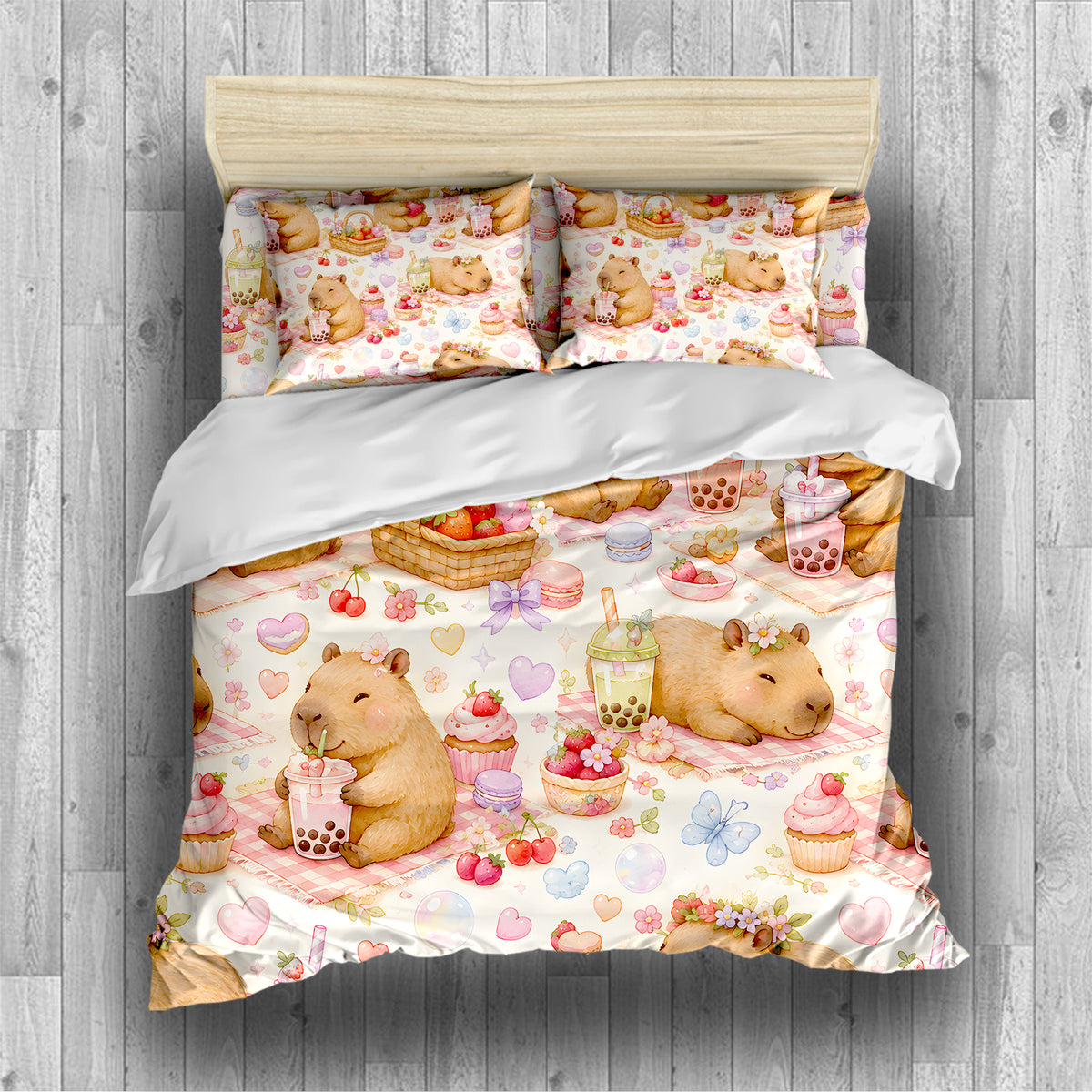 Capybara Duvet Cover Set - Print 7