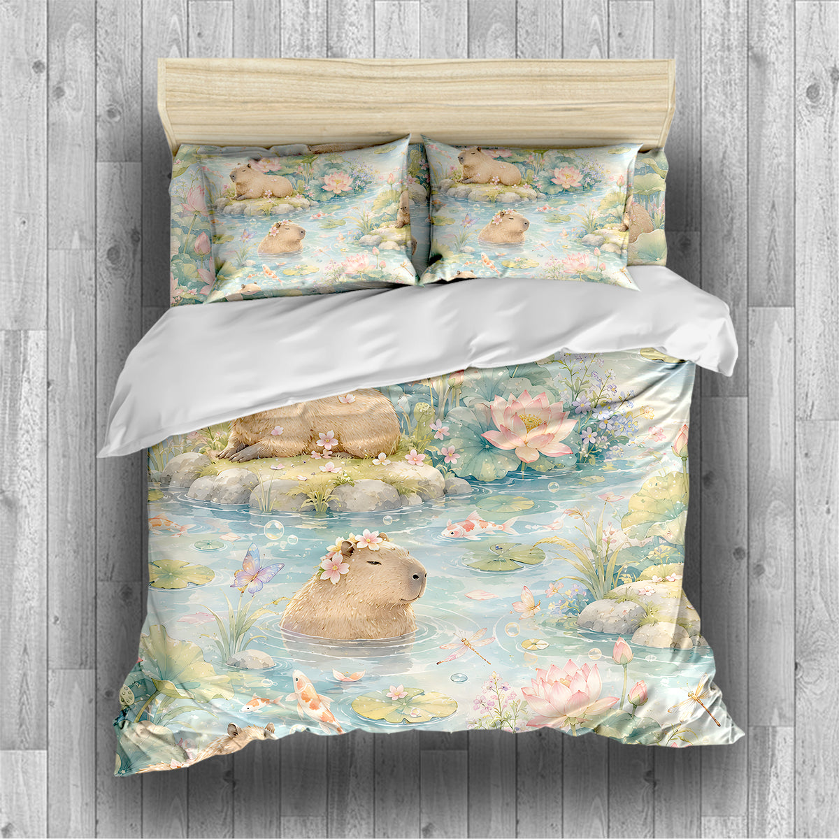 Capybara Duvet Cover Set - Print 25