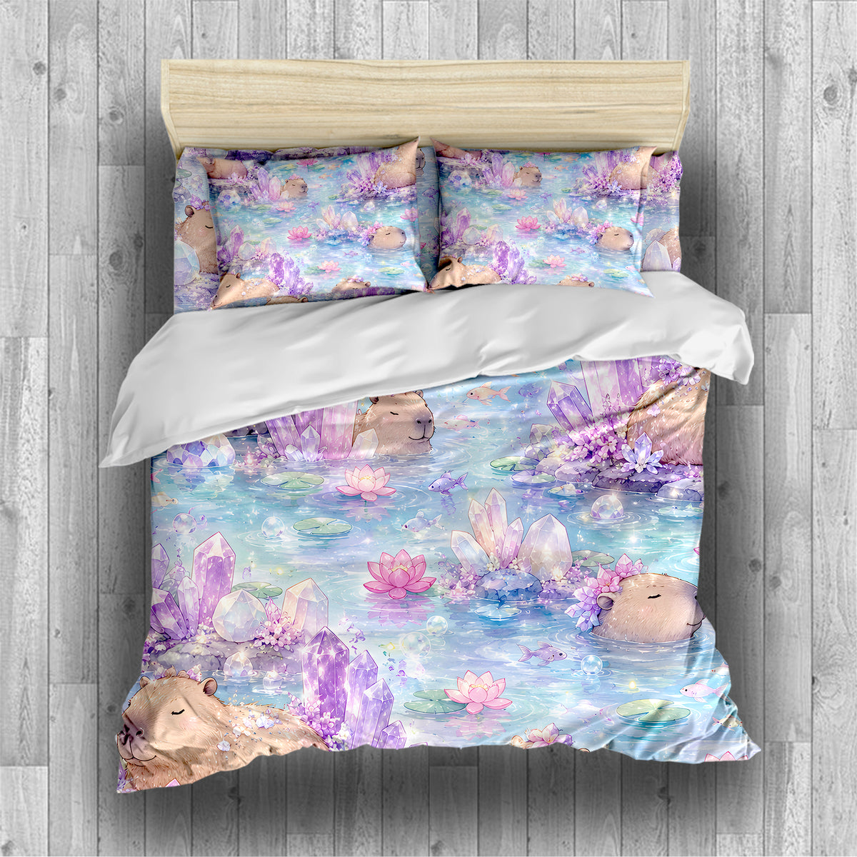 Capybara Duvet Cover Set - Print 31