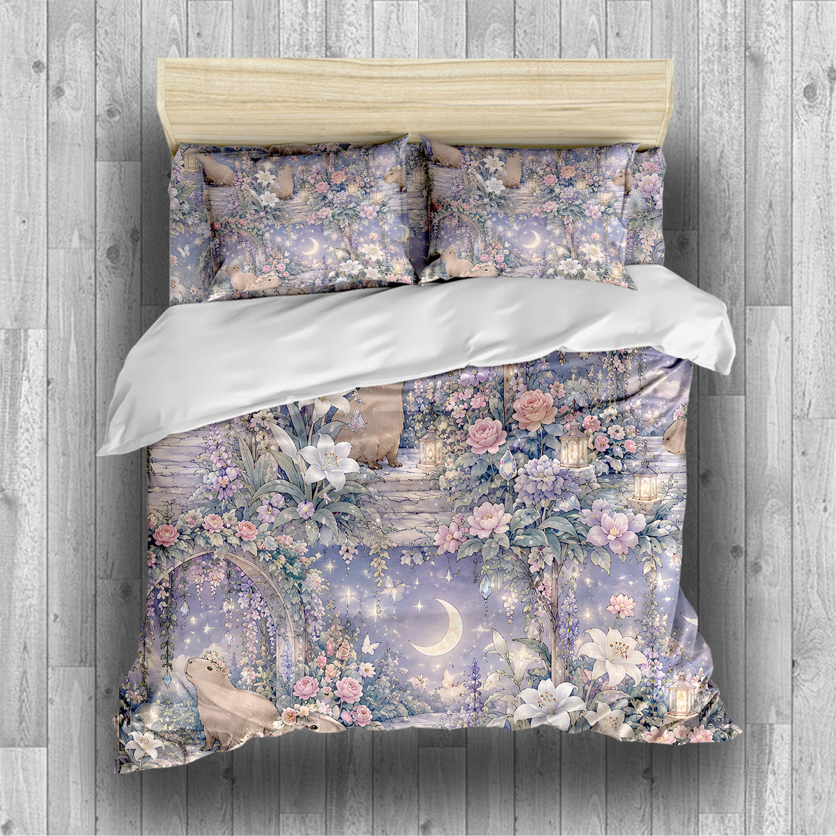 Capybara Duvet Cover Set - Print 37