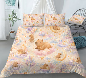 Capybara Duvet Cover Set - Print 45