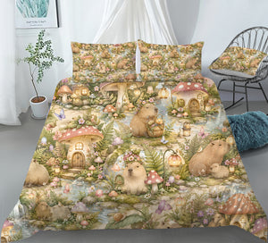 Capybara Duvet Cover Set - Print 57