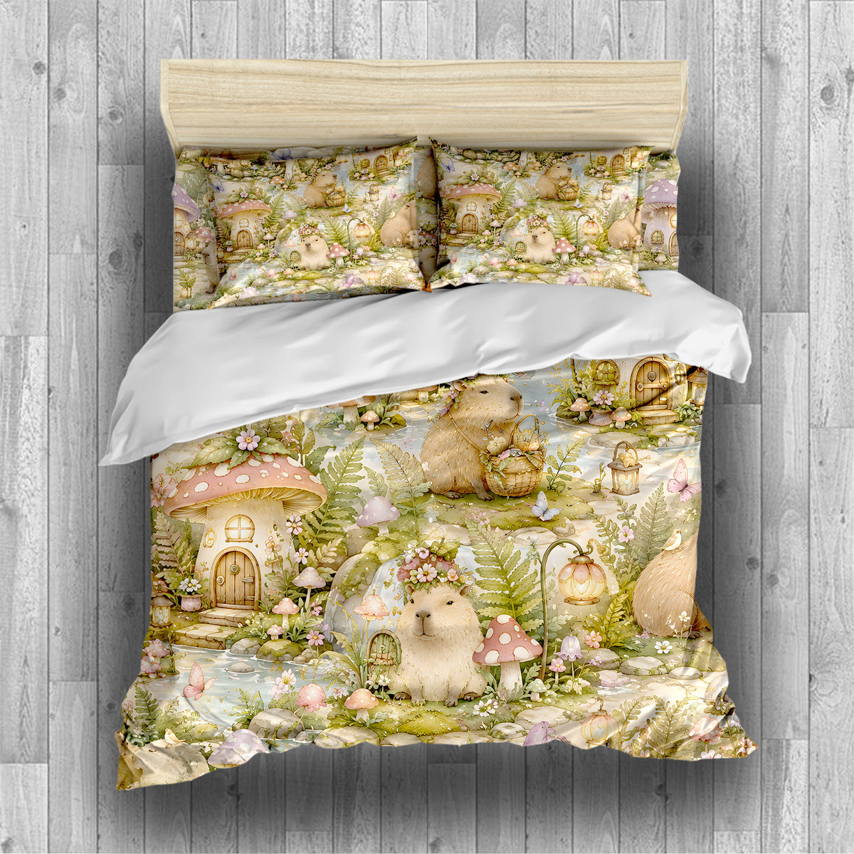 Capybara Duvet Cover Set - Print 55