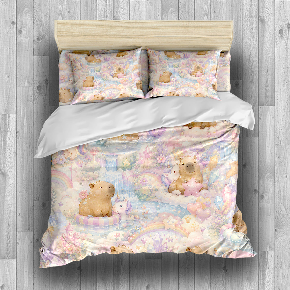 Capybara Duvet Cover Set - Print 61