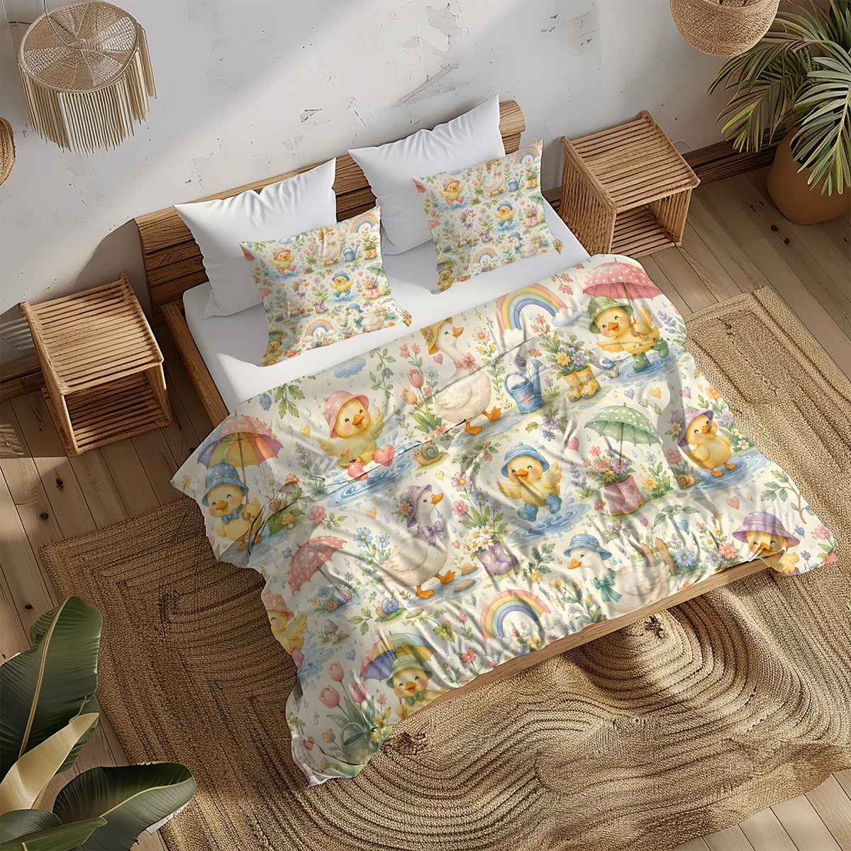 Duck & Goose Duvet Cover Set - Print 8