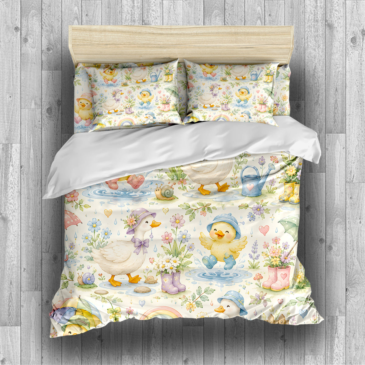 Duck & Goose Duvet Cover Set - Print 7