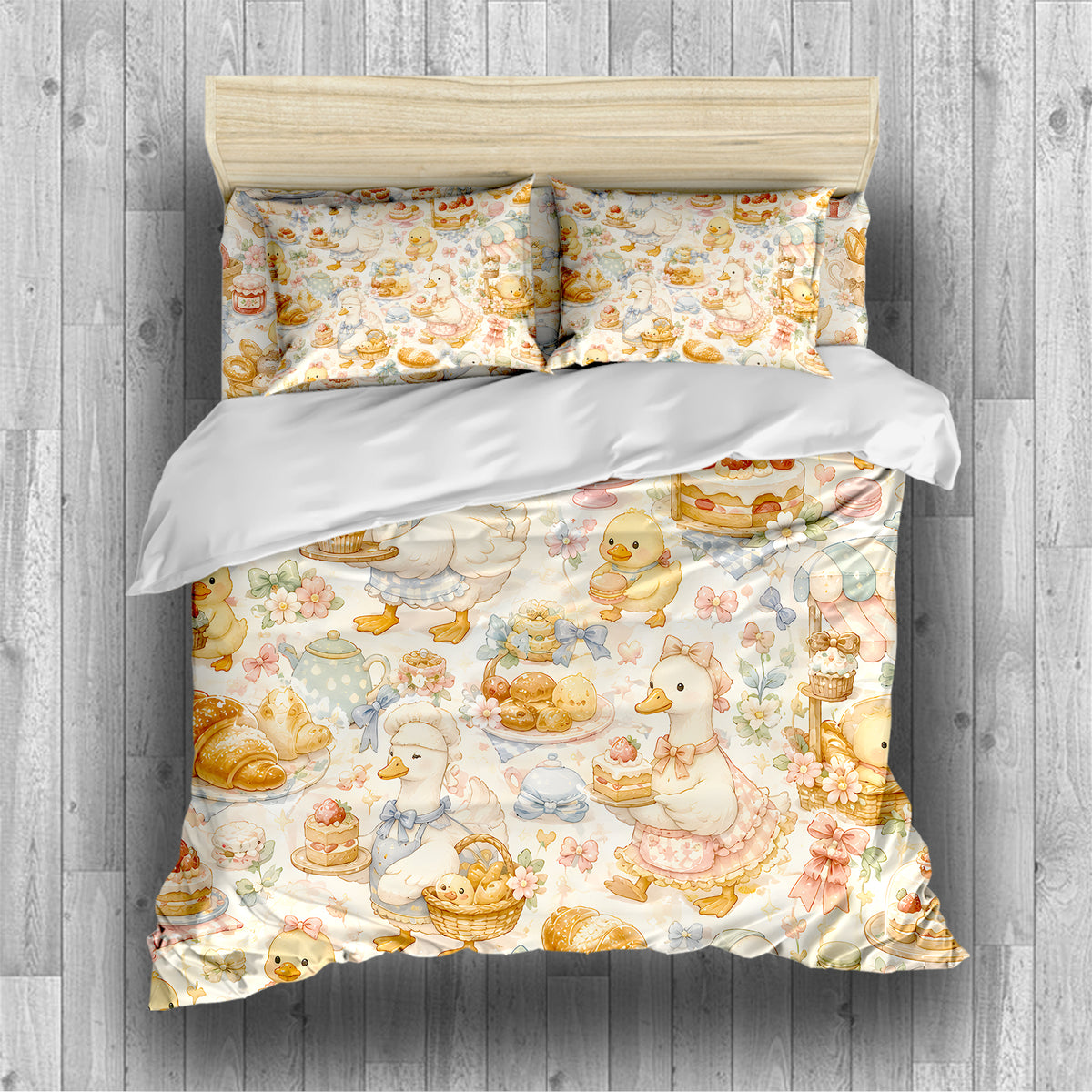 Duck & Goose Duvet Cover Set - Print 13