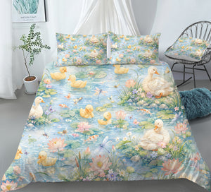 Duck & Goose Duvet Cover Set - Print 27