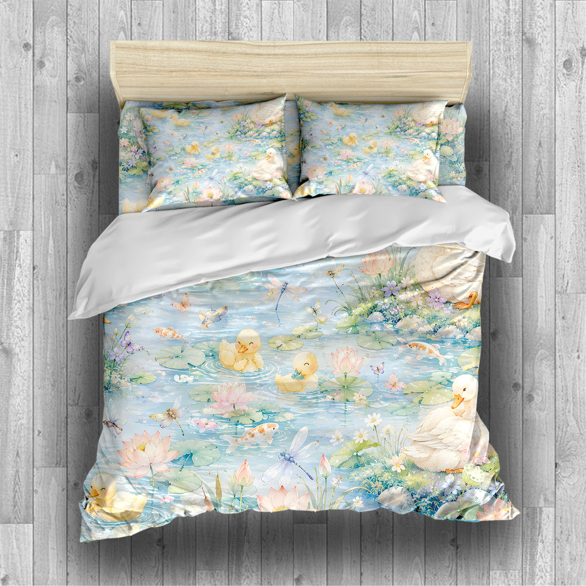 Duck & Goose Duvet Cover Set - Print 25