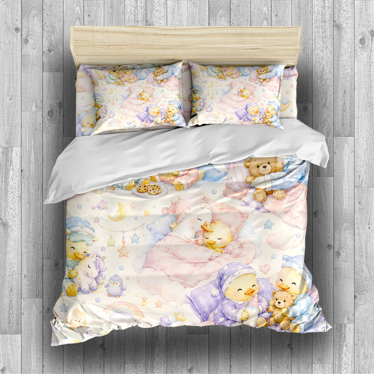 Duck & Goose Duvet Cover Set - Print 31