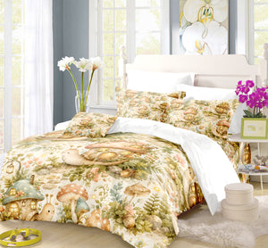 Cute Snail Duvet Cover Set - Print 12