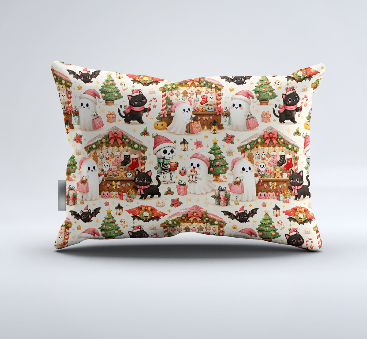 Cute Spooky Christmas Duvet Cover Set - Print 4