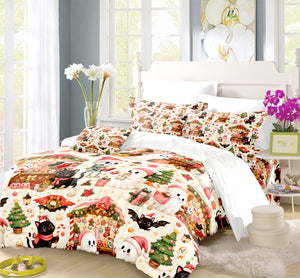 Cute Spooky Christmas Duvet Cover Set - Print 6