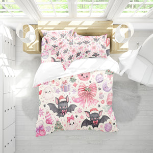 Cute Spooky Christmas Duvet Cover Set - Print 11