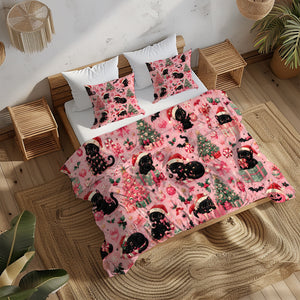 Cute Spooky Christmas Duvet Cover Set - Print 26
