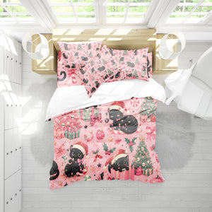 Cute Spooky Christmas Duvet Cover Set - Print 29