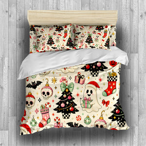 Spooky Christmas Duvet Cover Set - Print 1