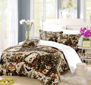 Spooky Christmas Duvet Cover Set - Print 12