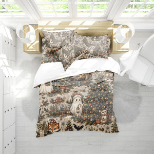 Spooky Christmas Duvet Cover Set - Print 11