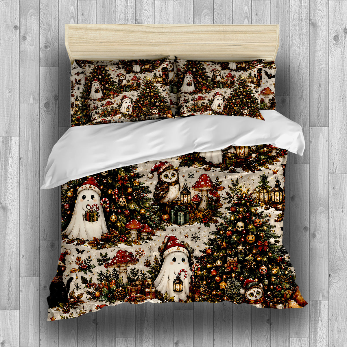Spooky Christmas Duvet Cover Set - Print 7