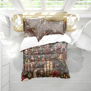 Spooky Christmas Duvet Cover Set - Print 17