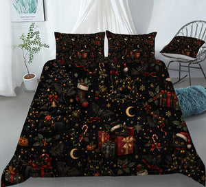 Spooky Christmas Duvet Cover Set - Print 21