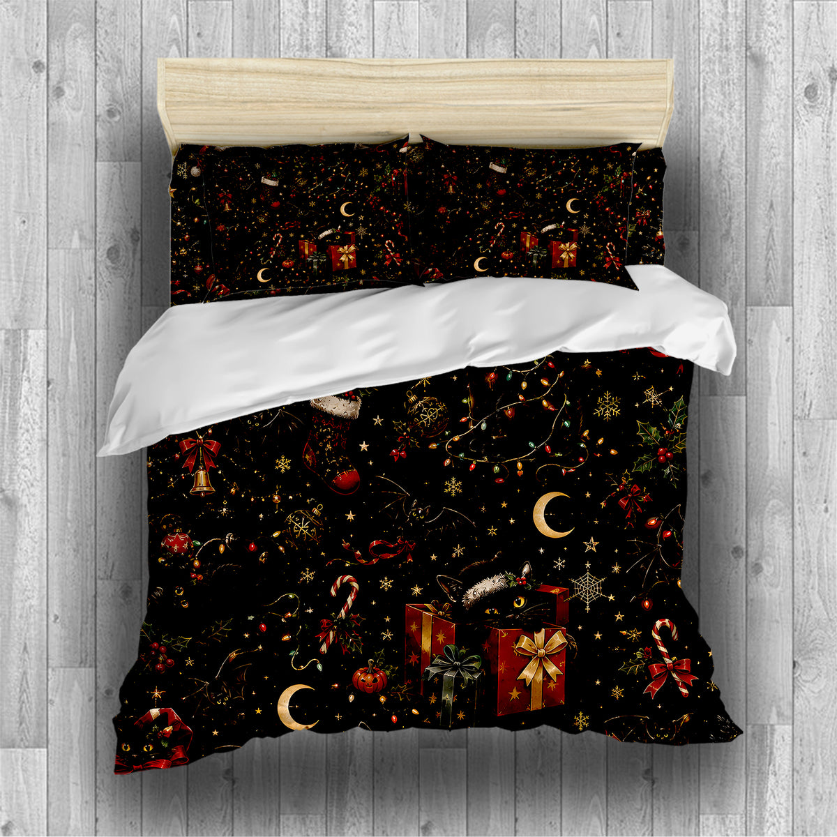 Spooky Christmas Duvet Cover Set - Print 19