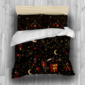 Spooky Christmas Duvet Cover Set - Print 19