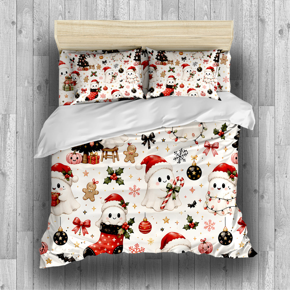 Spooky Christmas Duvet Cover Set - Print 31