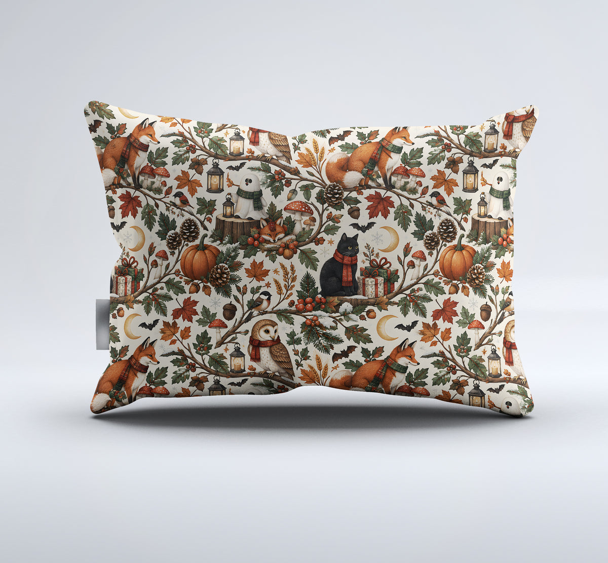 Halloween Thanksgiving Christmas Duvet Cover Set - Print 16